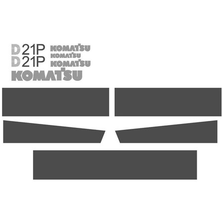 Aftermarket Decal Set KOMD21PWSDECALSET